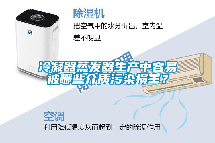冷凝器蒸发器生产中容易被哪些介质污染损害？