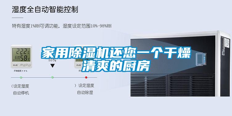 家用除湿机还您一个干燥清爽的厨房