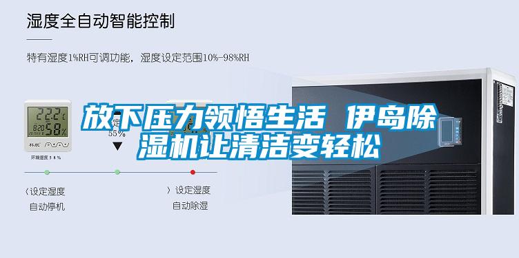 放下压力领悟生活 伊岛除湿机让清洁变轻松