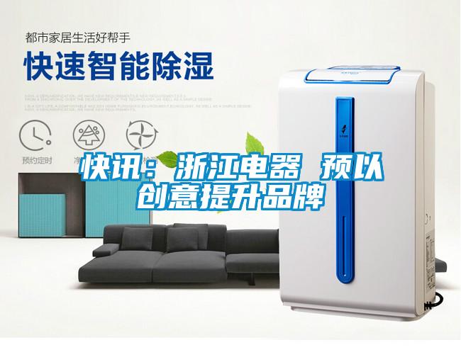 快讯：浙江电器 预以创意提升品牌