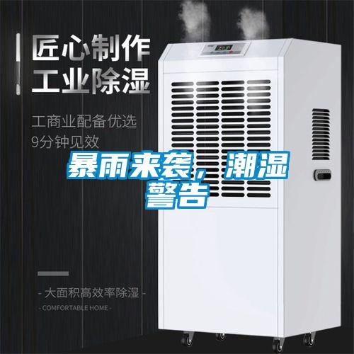暴雨来袭，潮湿警告