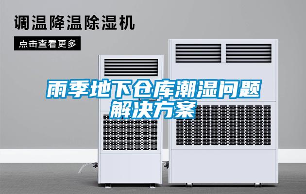雨季地下仓库潮湿问题解决方案