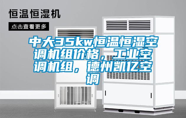 中大35kw恒温恒湿空调机组价格，工业空调机组，德州凯亿空调