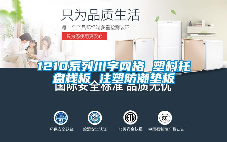 1210系列川字网格 塑料托盘栈板 注塑防潮垫板