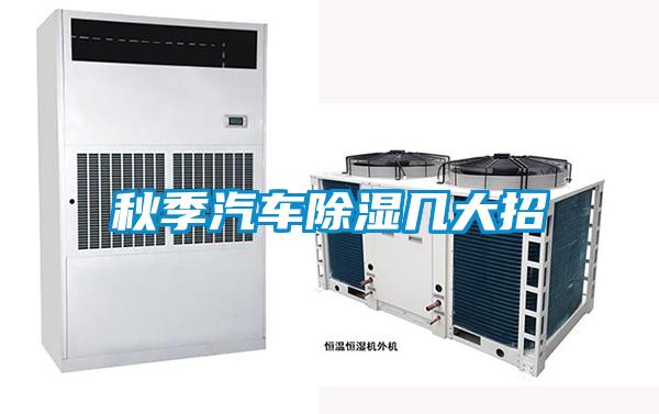 秋季汽车除湿几大招