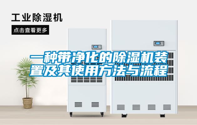 一种带净化的除湿机装置及其使用方法与流程