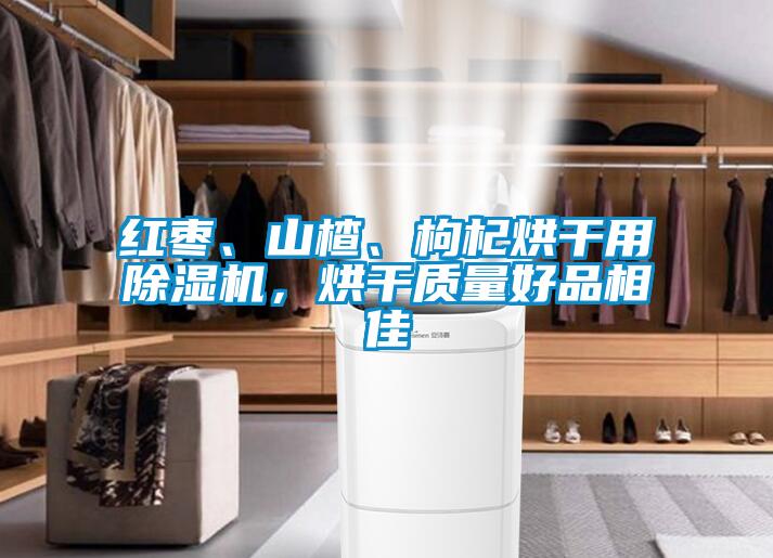 红枣、山楂、枸杞烘干用除湿机，烘干质量好品相佳