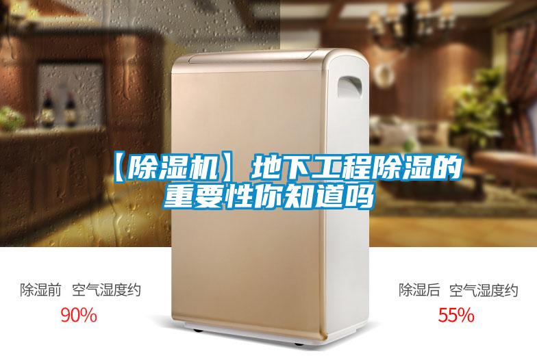 【除湿机】地下工程除湿的重要性你知道吗