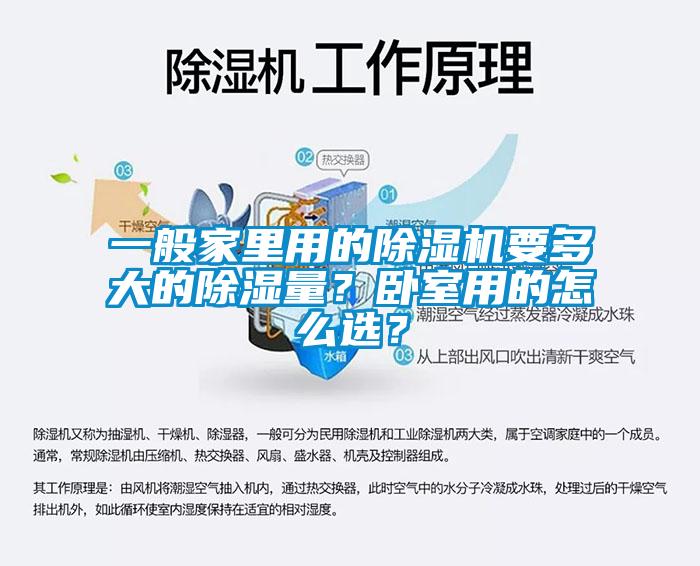 一般家里用的除湿机要多大的除湿量？卧室用的怎么选？