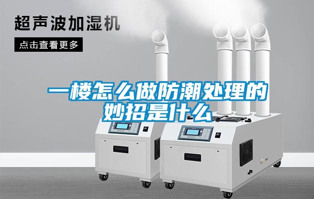 一楼怎么做防潮处理的妙招是什么