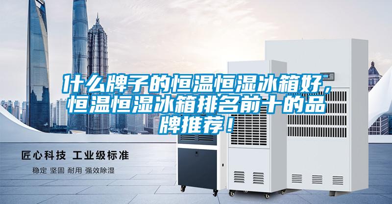 什么牌子的恒温恒湿冰箱好，恒温恒湿冰箱排名前十的品牌推荐！