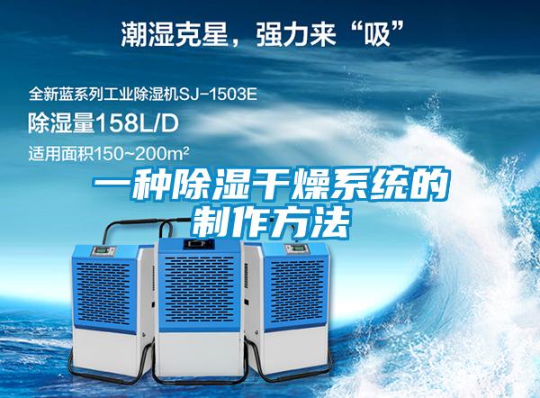 一种除湿干燥系统的制作方法