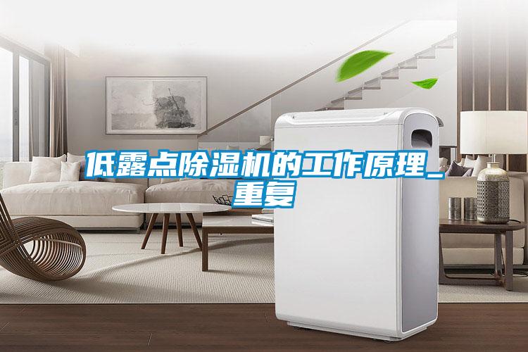 低露点除湿机的工作原理_重复