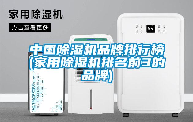 中国除湿机品牌排行榜(家用除湿机排名前3的品牌)