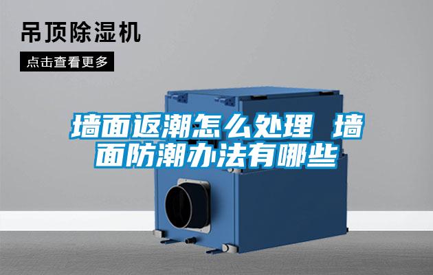 墙面返潮怎么处理 墙面防潮办法有哪些