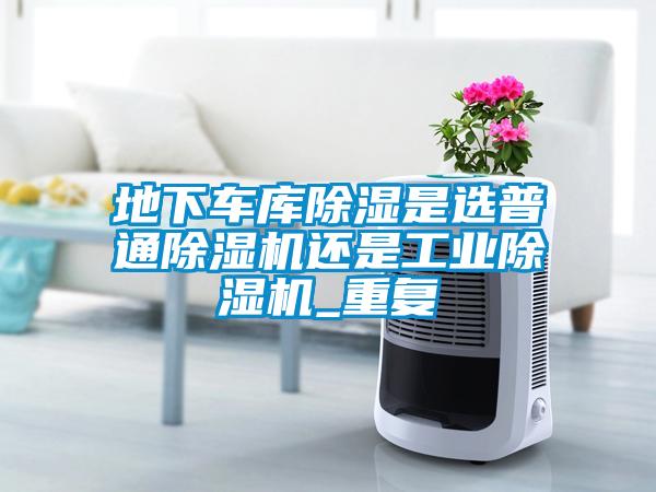 地下车库除湿是选普通除湿机还是工业除湿机_重复