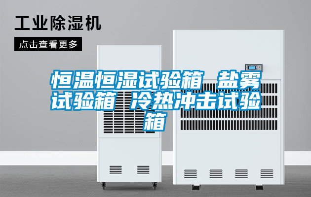 恒温恒湿试验箱 盐雾试验箱 冷热冲击试验箱