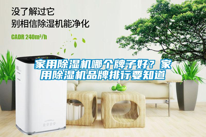 家用除湿机哪个牌子好？家用除湿机品牌排行要知道