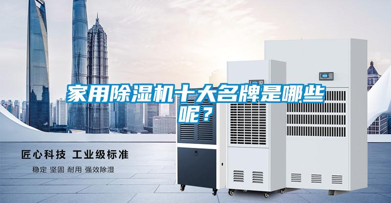 家用除湿机十大名牌是哪些呢？
