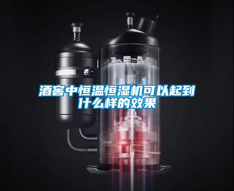 酒窖中恒温恒湿机可以起到什么样的效果
