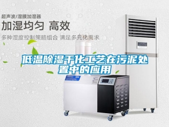 企业新闻低温除湿干化工艺在污泥处置中的应用