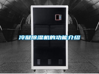 行业新闻冷凝除湿机的功能介绍